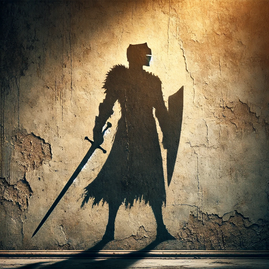 Cinematic Shadow Silhouette for Nostalgic Visual Designs